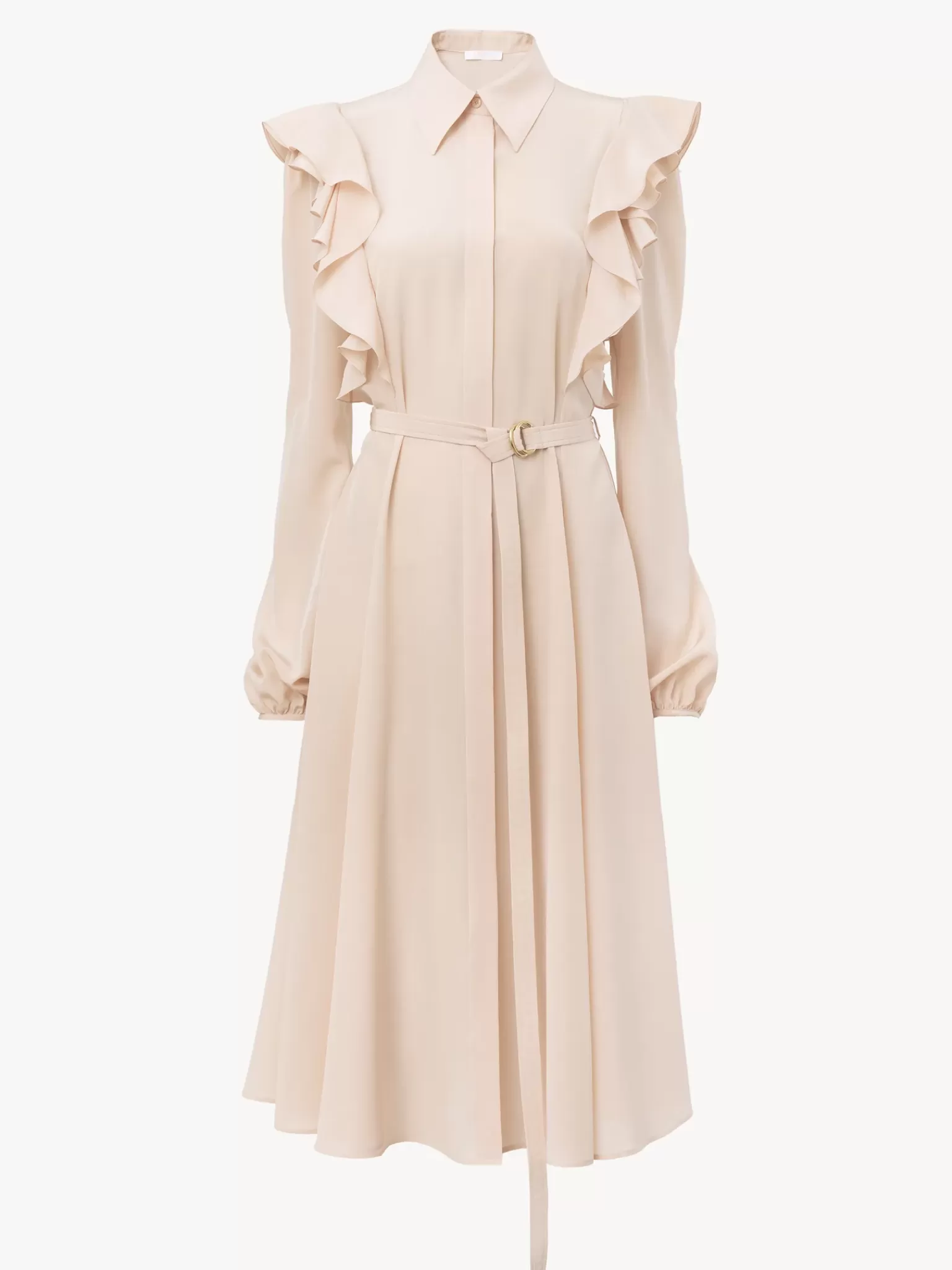 Femme Chloé Robe Chemise Volantee