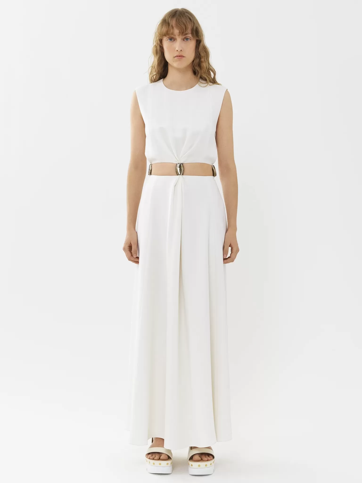 Femme Chloé Robe Longue Sans Manches