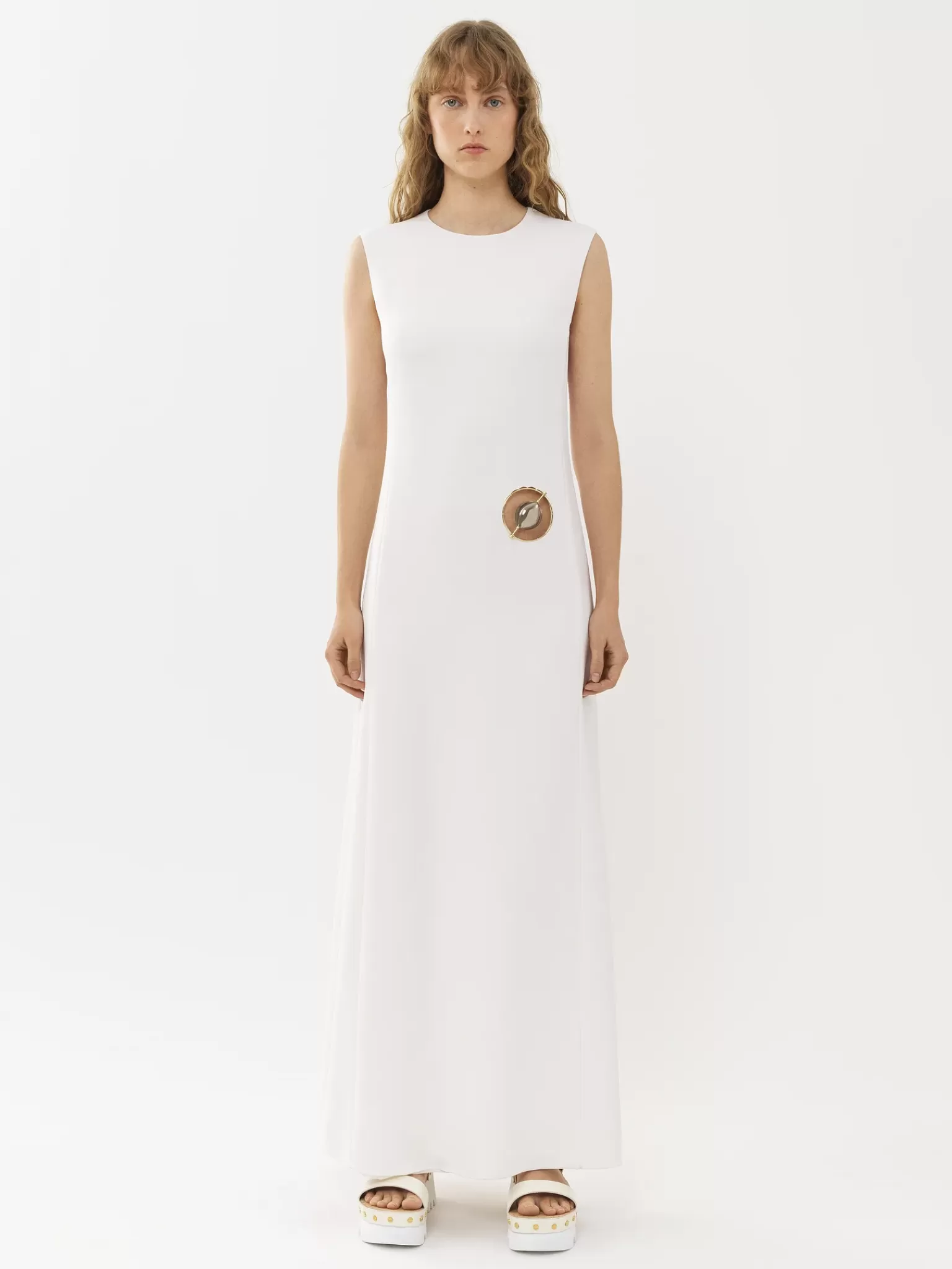 Femme Chloé Robe Longue Sans Manches