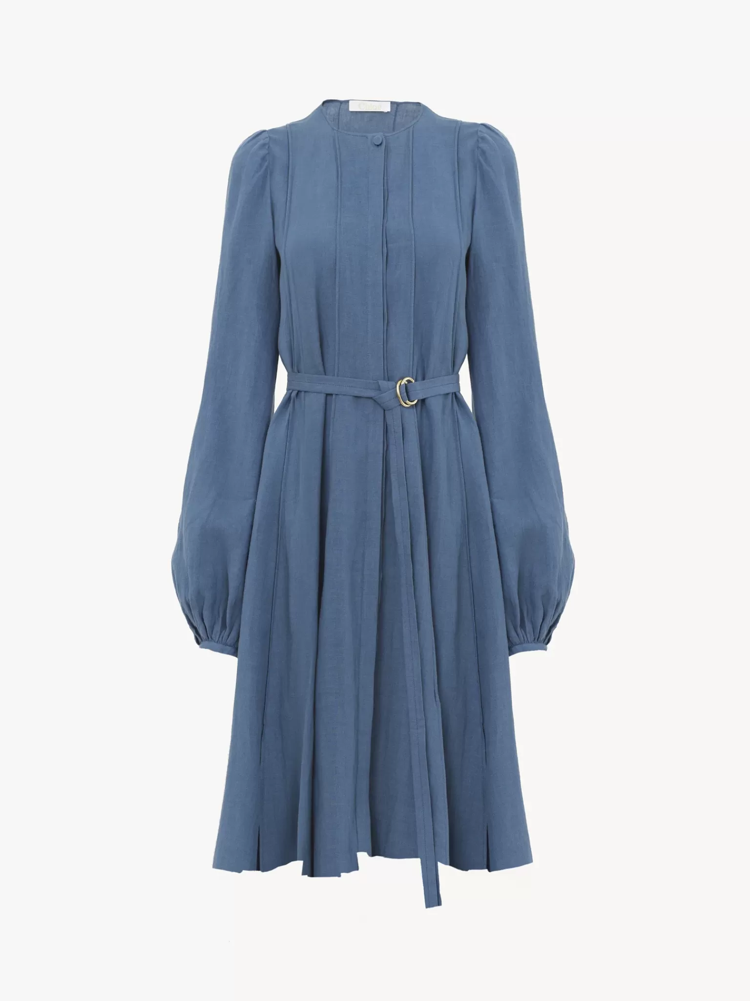 Femme Chloé Robe Longueur Genou Nervuree