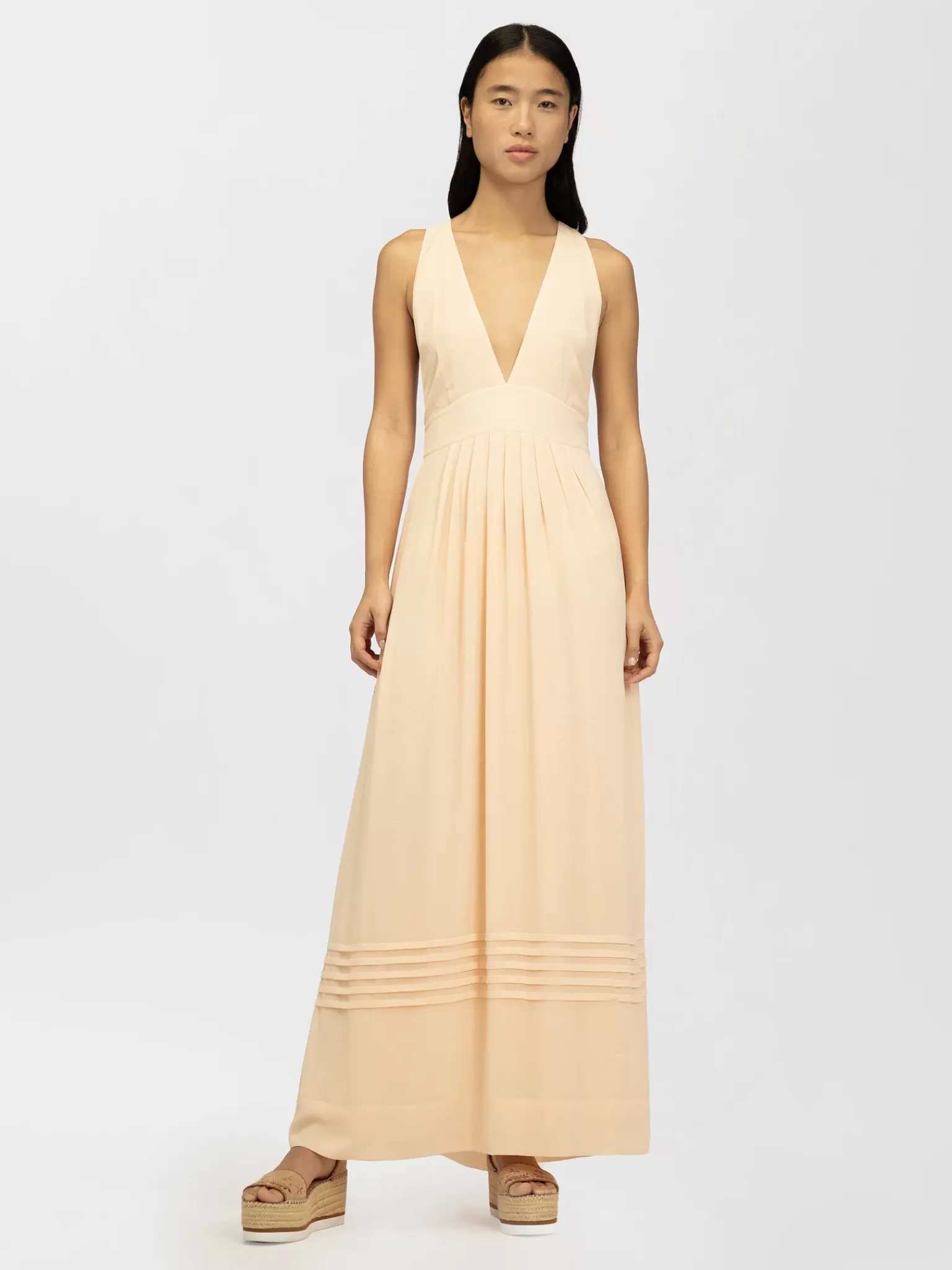 Femme Chloé Robe Maxi Dos Nu