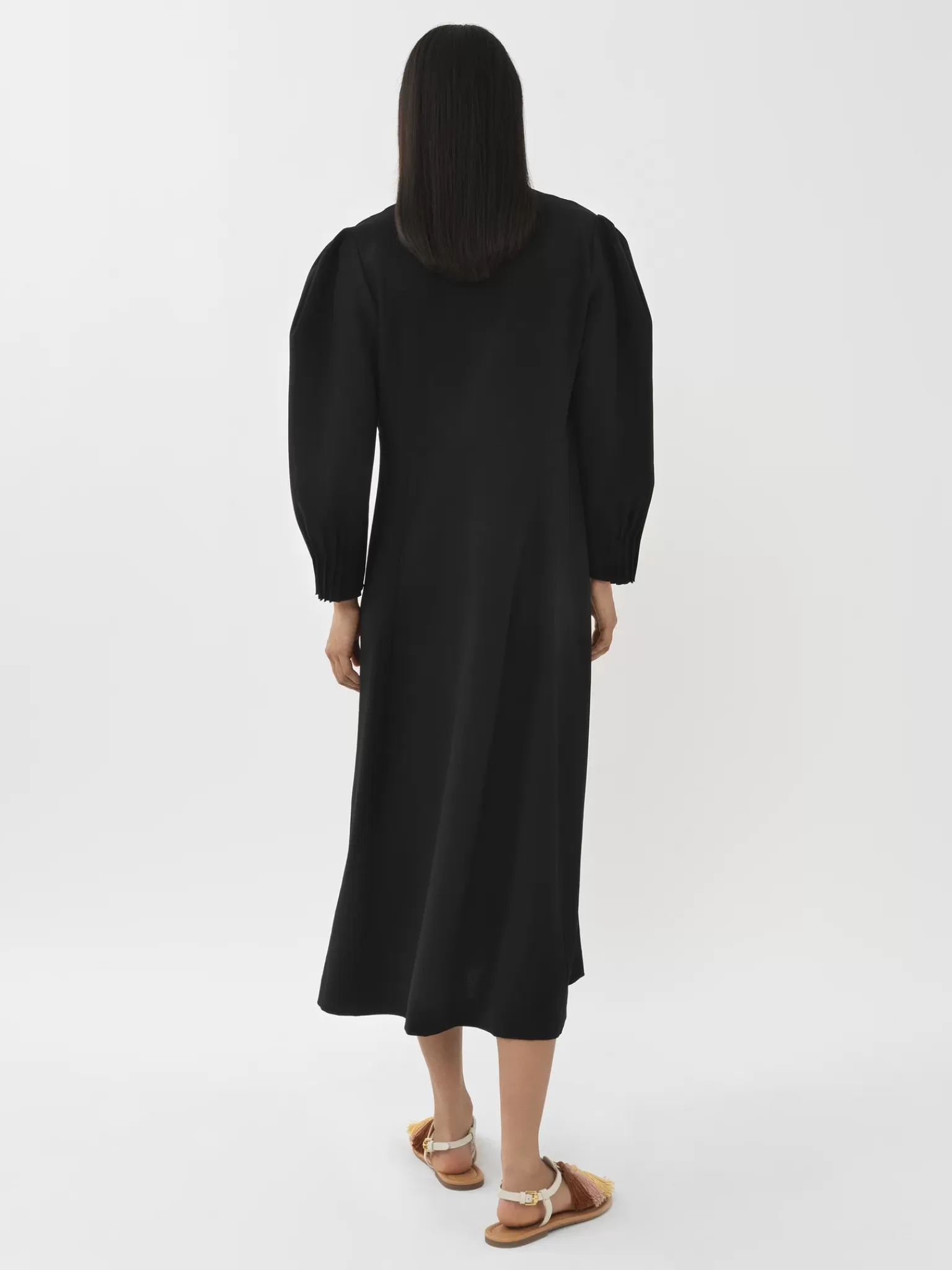 Femme Chloé Robe Midi Boutonnee