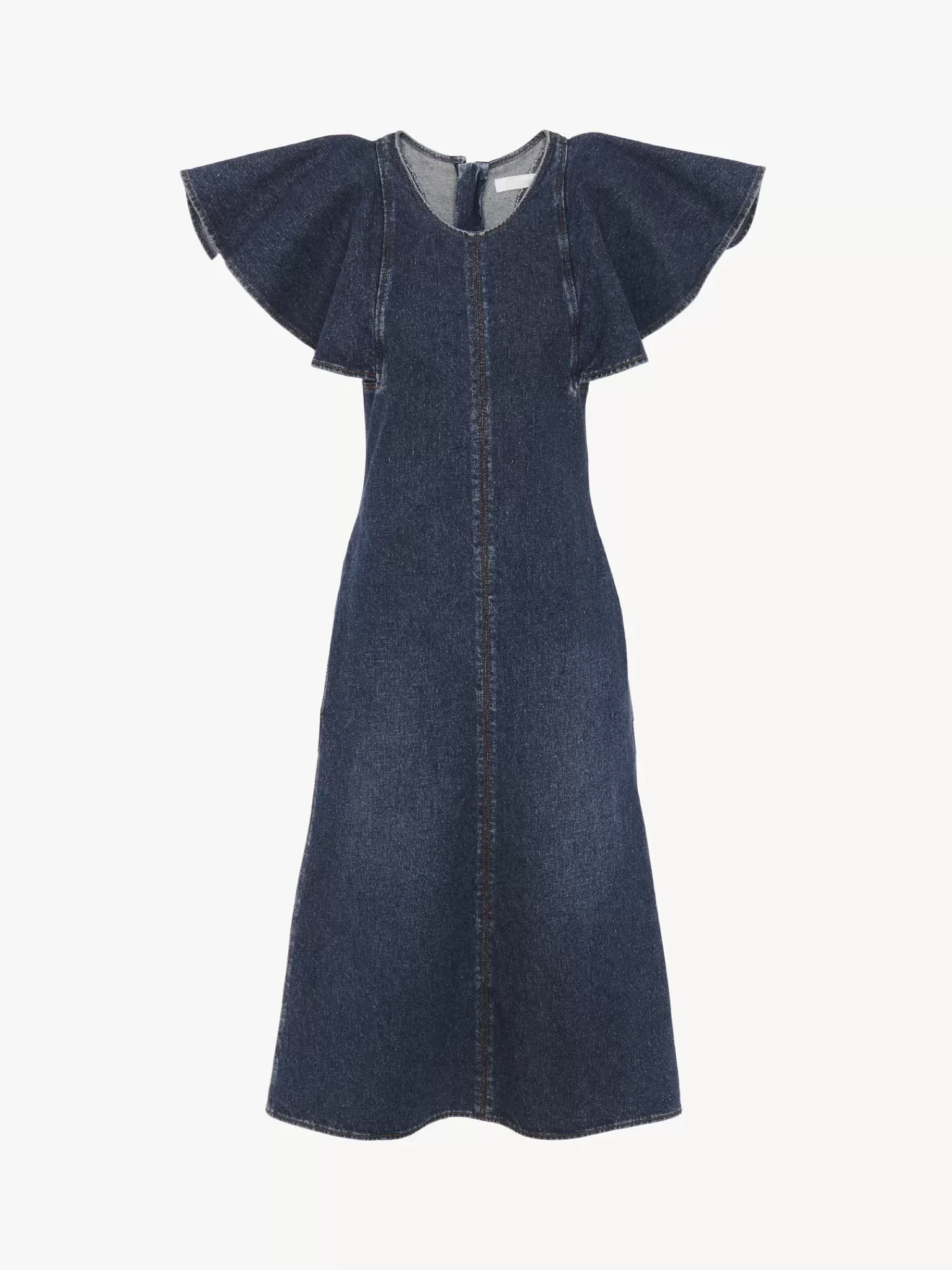 Femme Chloé Robe Midi Volantee