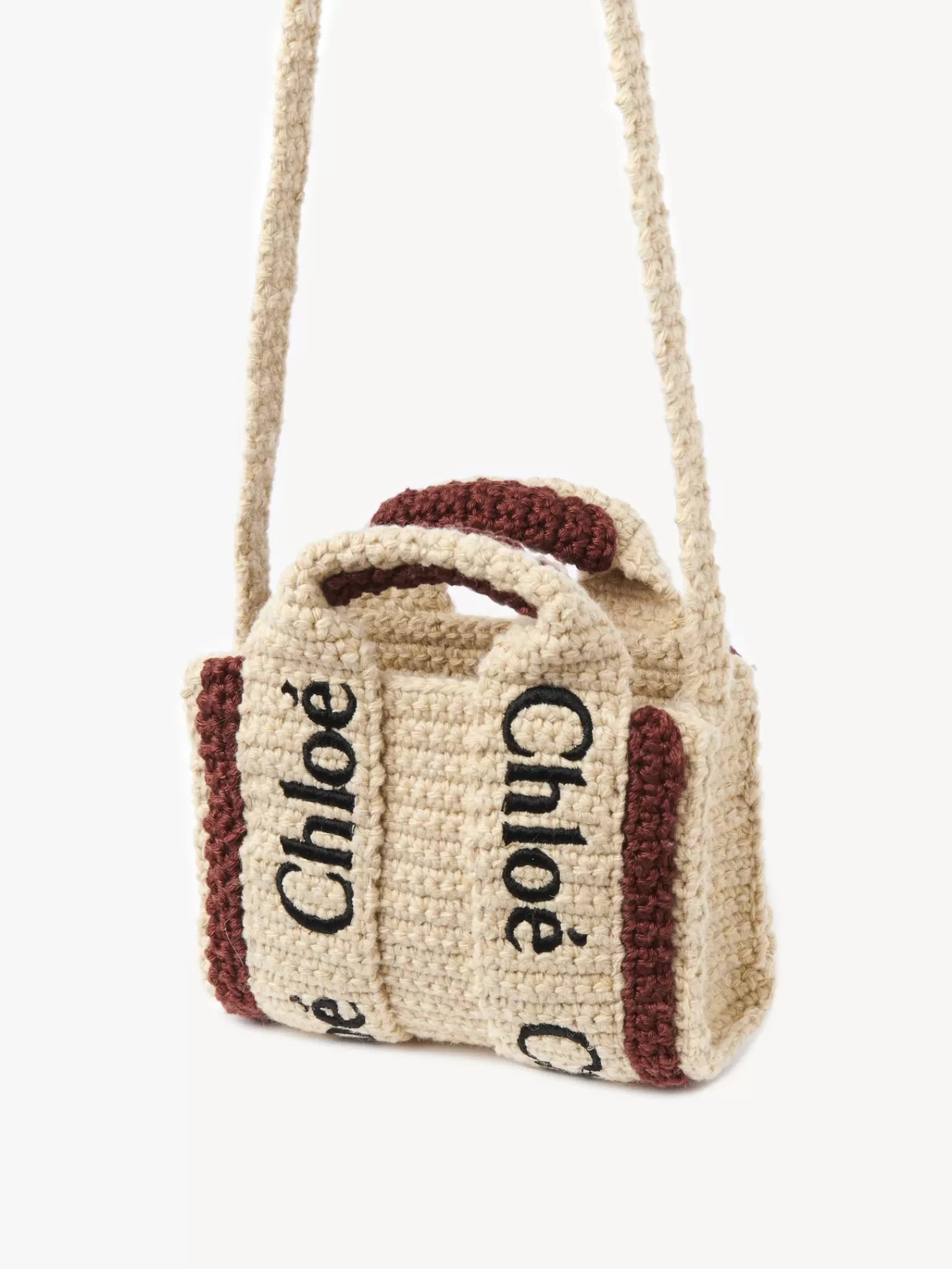 Femme Chloé Sac Cabas Woody Nano A Bandoulière