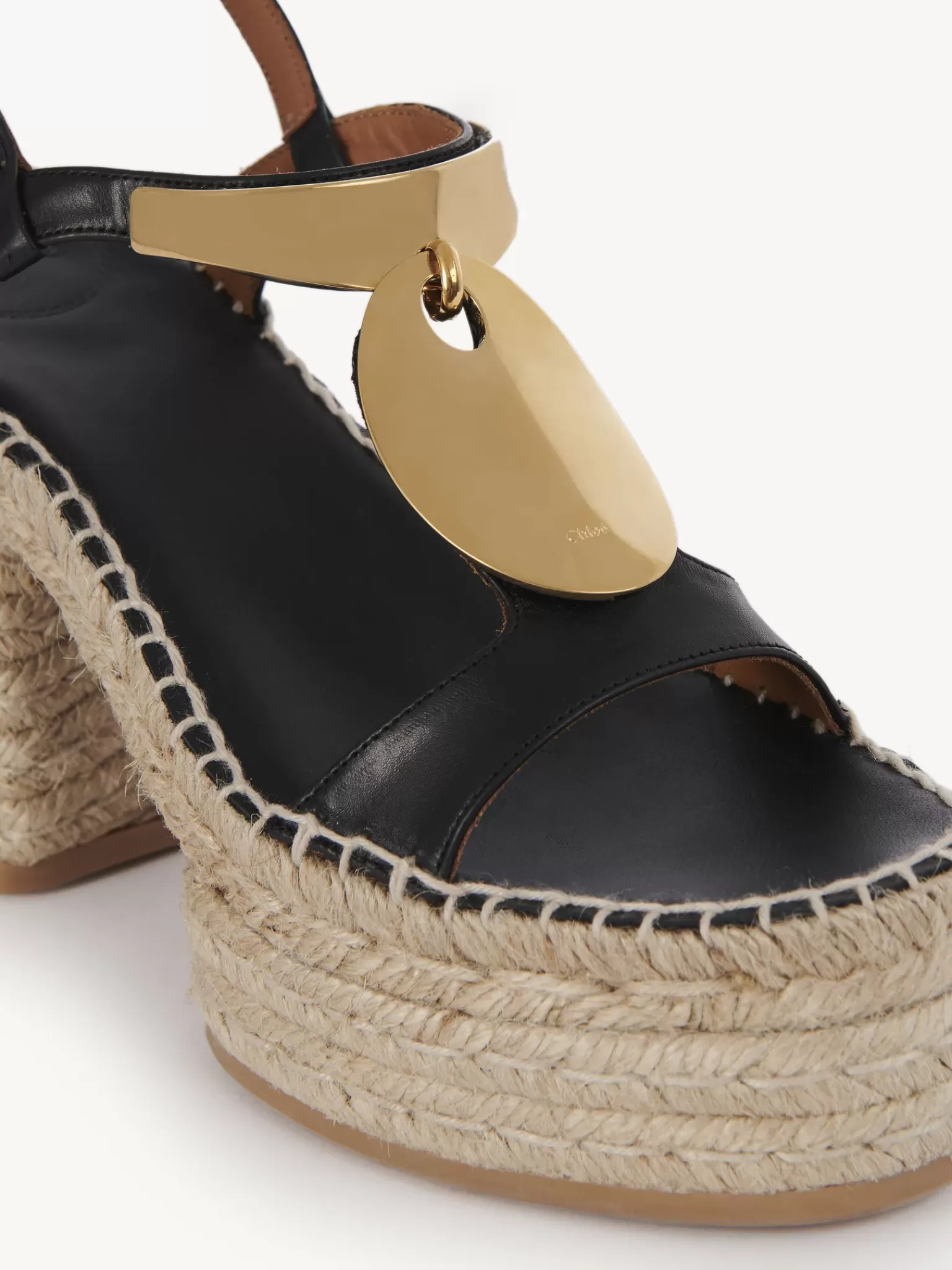 Femme Chloé Sandales Espadrilles A Talon Pema