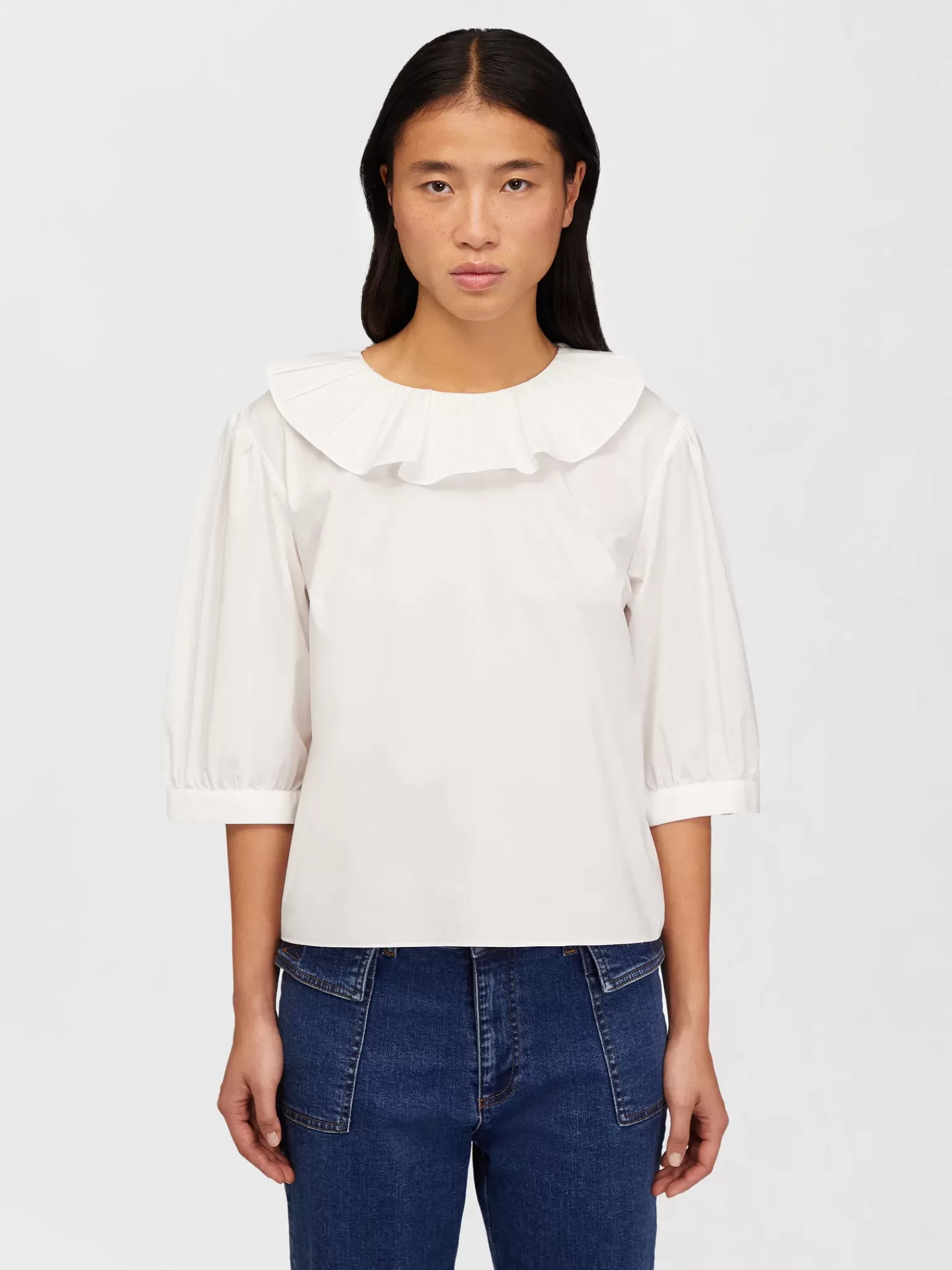 Femme Chloé Top Col Claudine