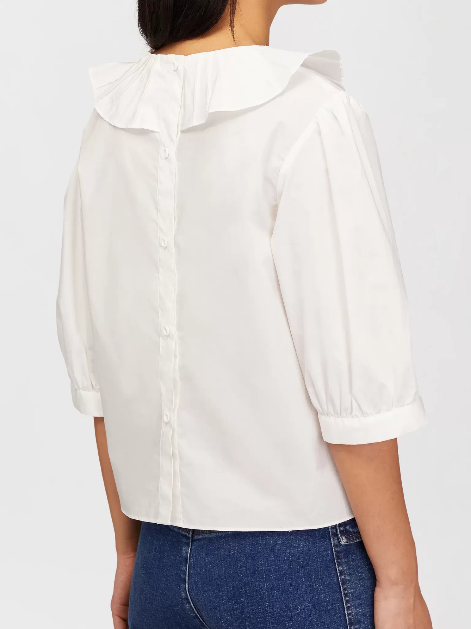 Femme Chloé Top Col Claudine