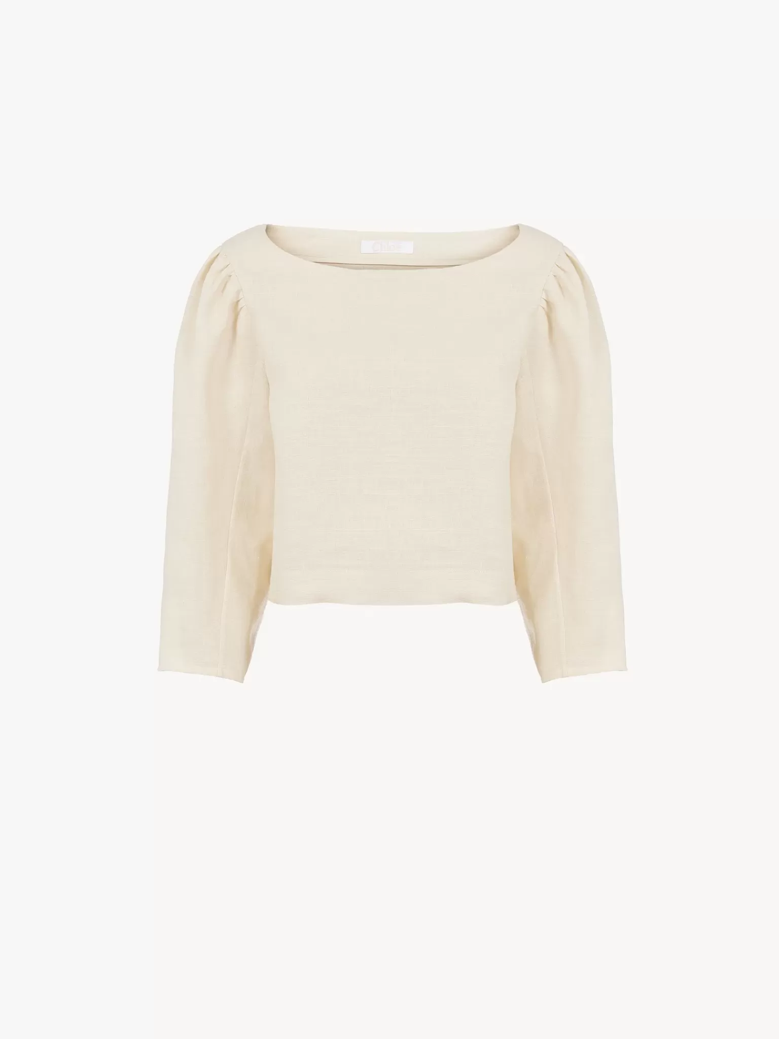 Femme Chloé Top Court Encolure Bateau