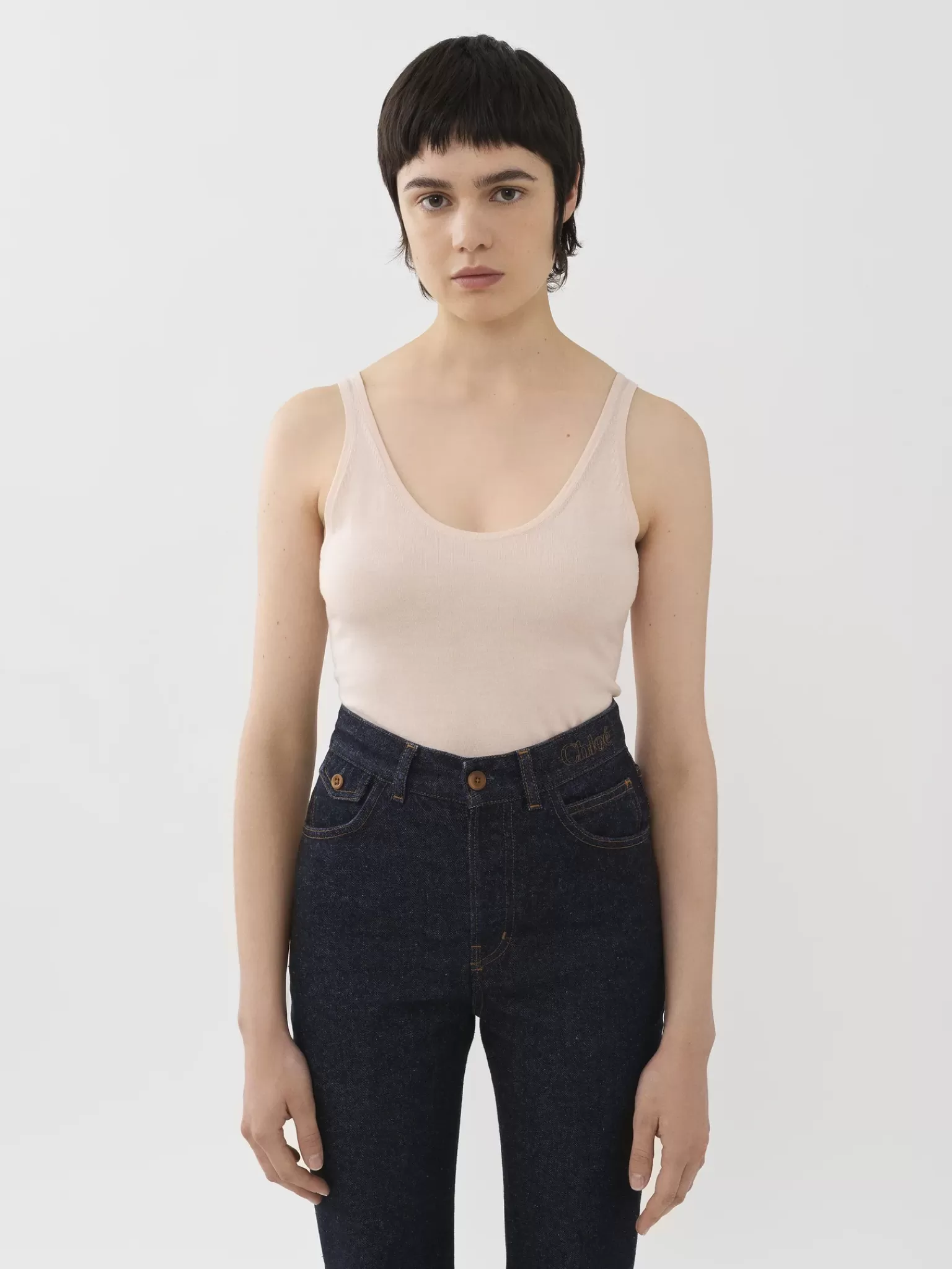 Femme Chloé Top Sans Manches