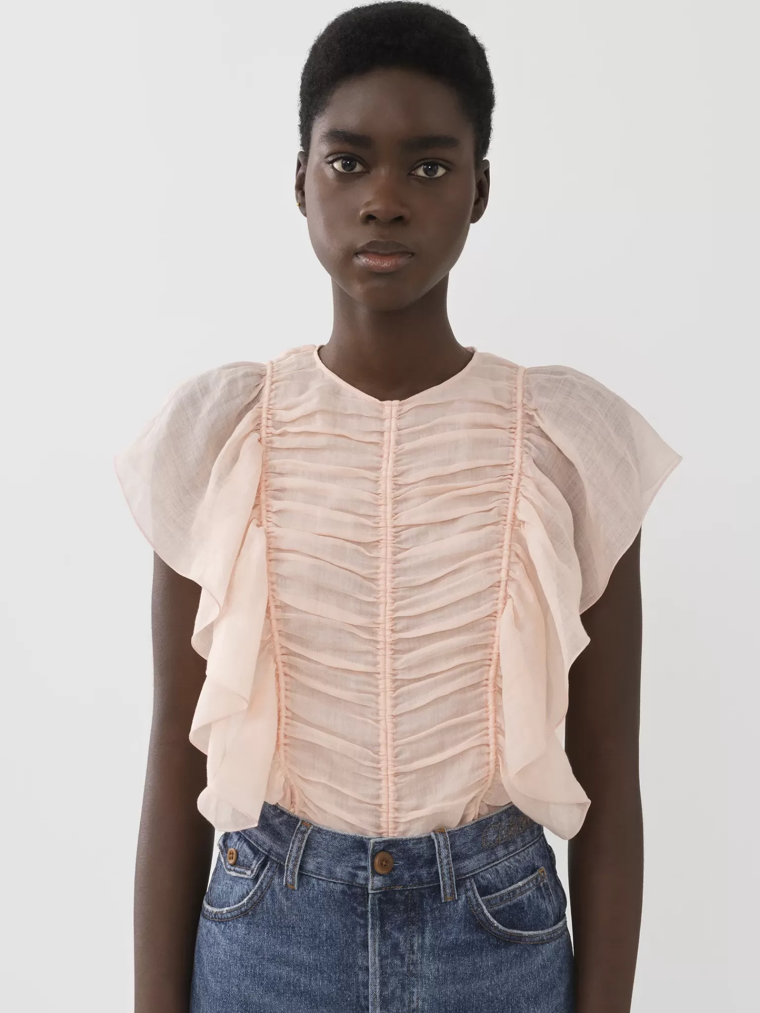 Femme Chloé Top Volante