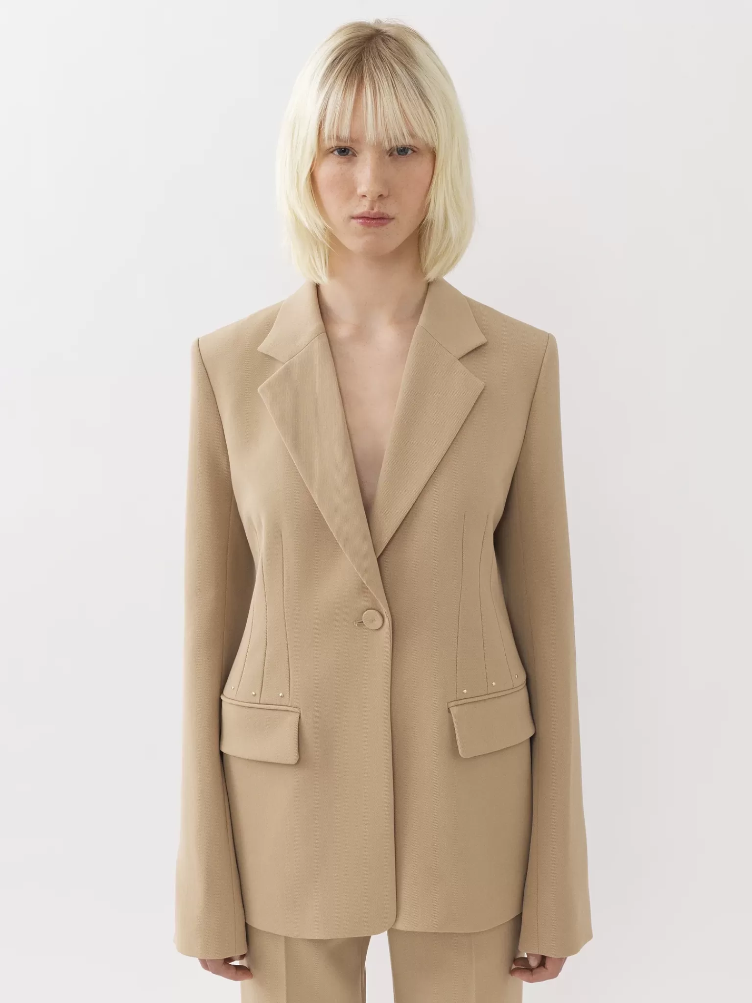 Femme Chloé Veste Blazer Forme Cloche